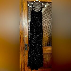 Black Sequin Dress